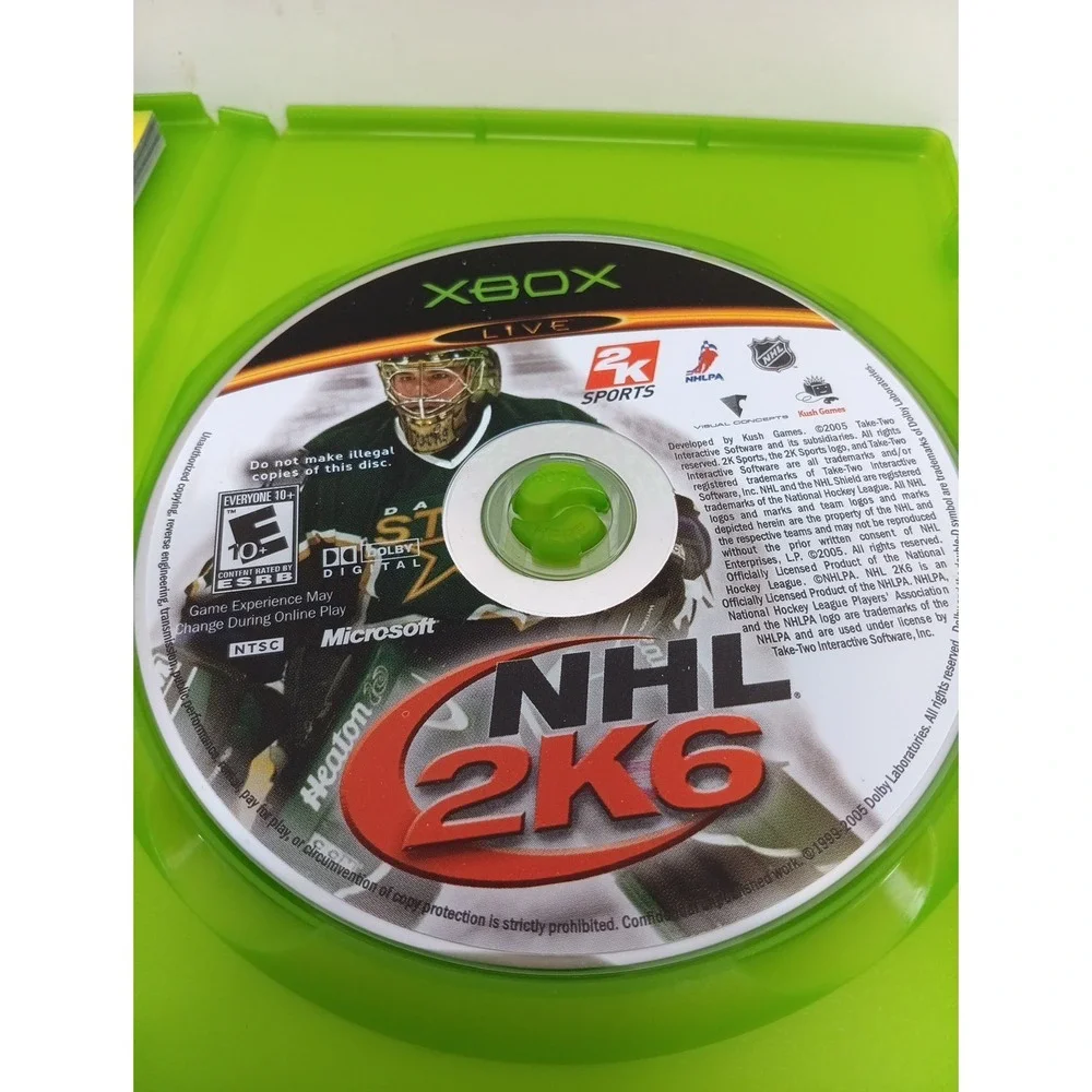 NHL 2K6 (Microsoft Xbox, 2005)